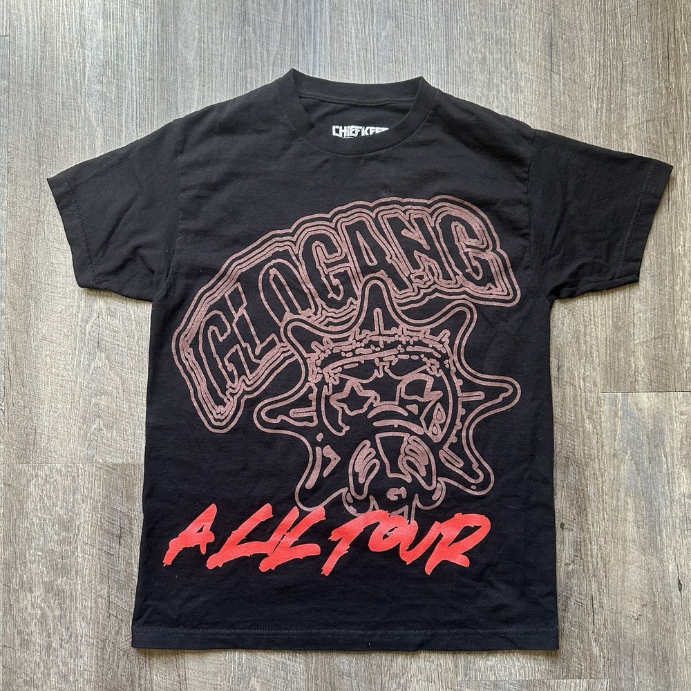 Glo Gang "Glo Up Or Die Trying" T Shirt Men's Size M Rare Sold Out